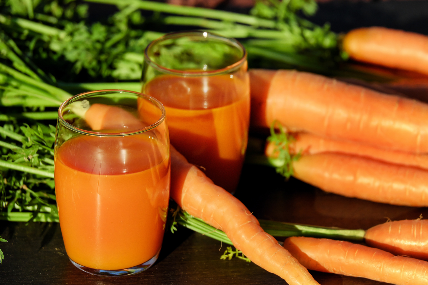Carrot Juice (Cold Pressed) - immune system, cholesterol, diabetes, liver, skin, bones, eyes