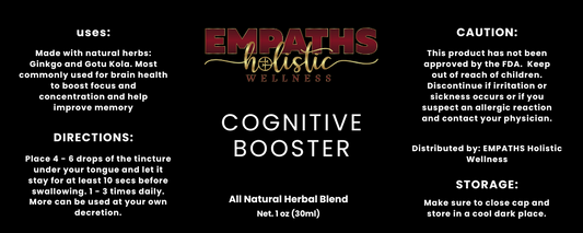 Cognitive (Brain) Booster Tincture